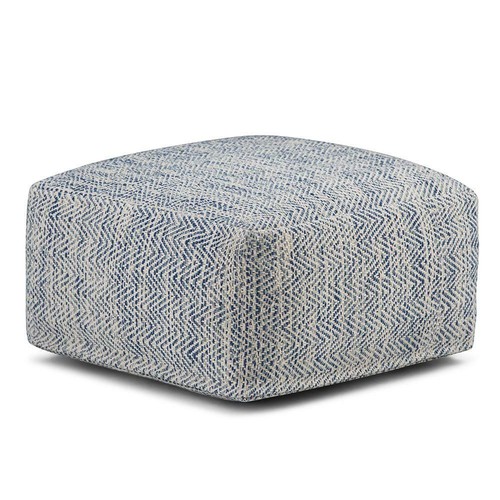 Nate inch square pouf - square,