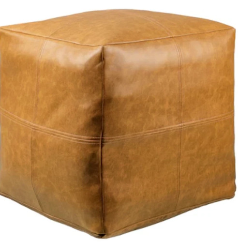 New modern tan faux leather - faux,