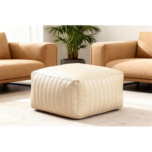 Brie genuine leather - genuine, square